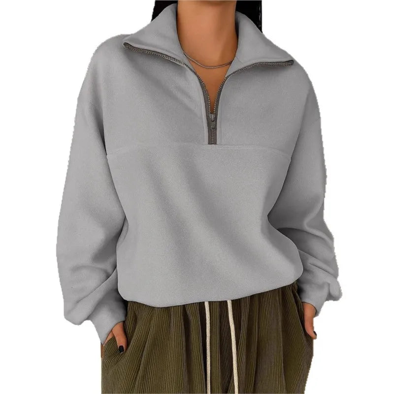 LapelZip Sweatshirt