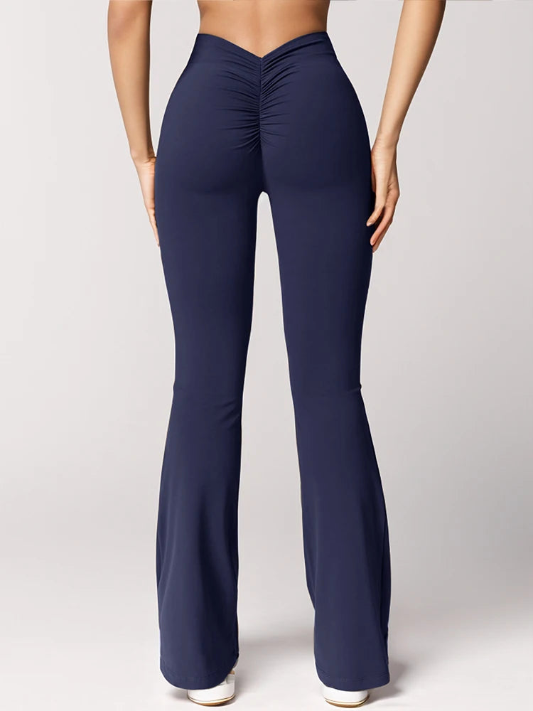 PleatFlare V-Back Pants