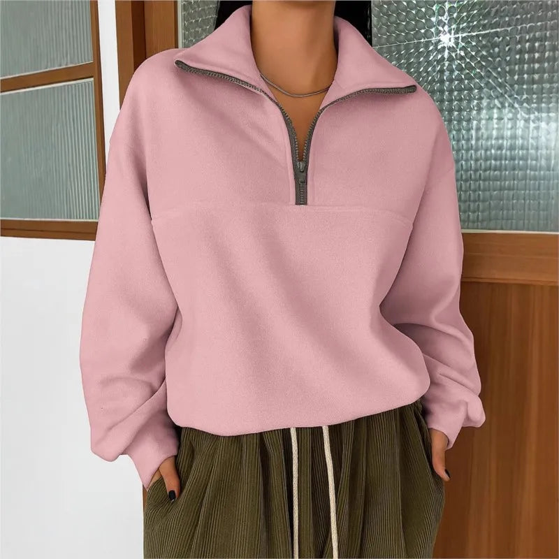 LapelZip Sweatshirt