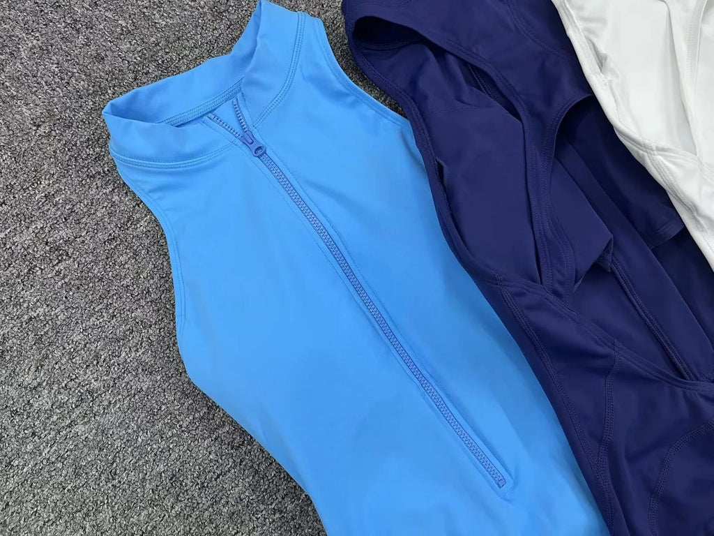 OpenBack Zip Romper