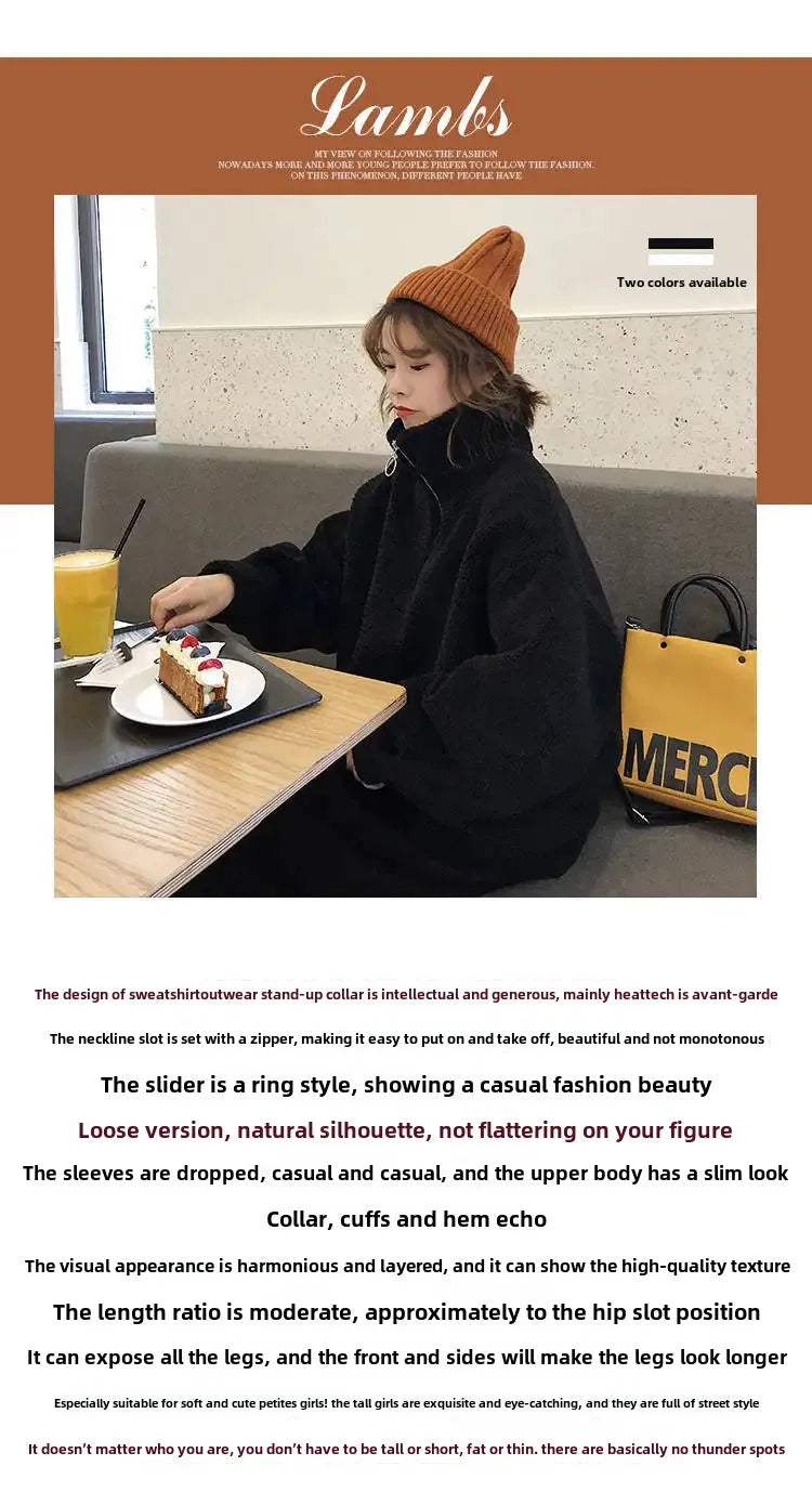 FauxShearling Pullover