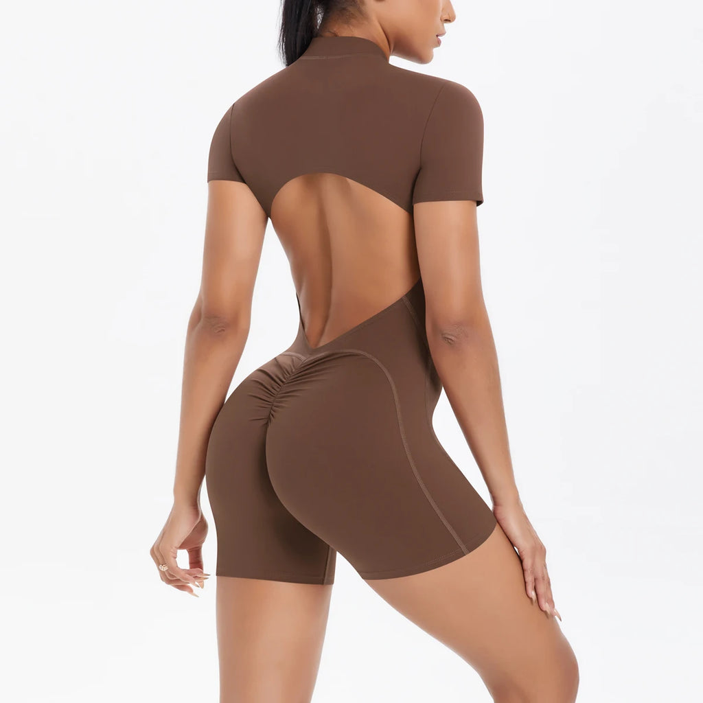ZipShort Jumpsuit