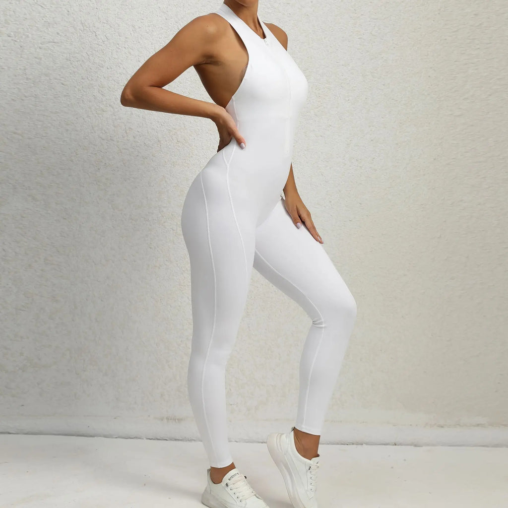 OpenBack Zip Romper