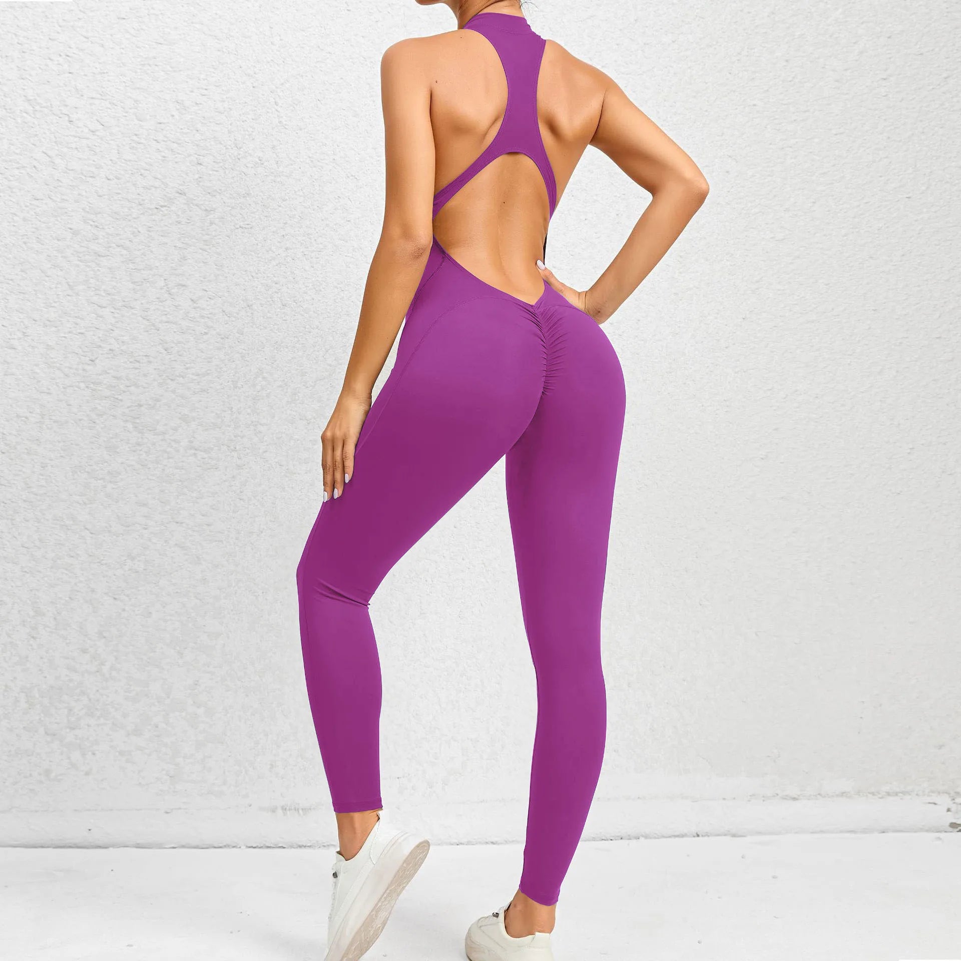 OpenBack Zip Romper