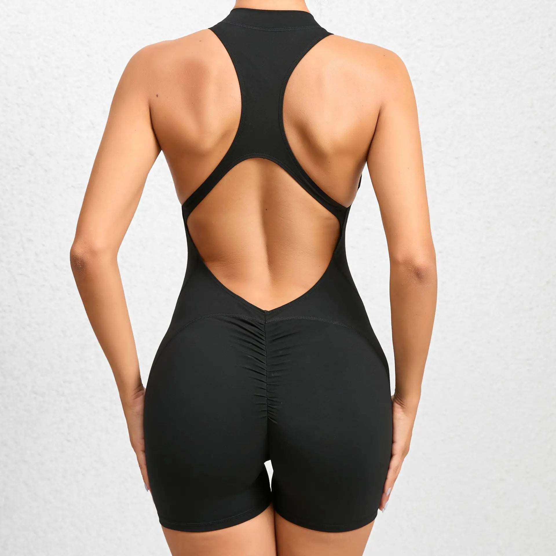 OpenBack Zip Romper