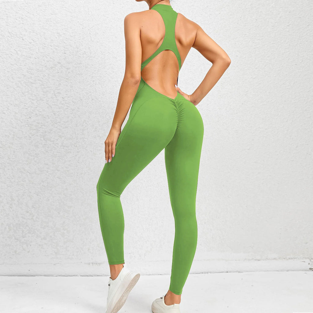 OpenBack Zip Romper