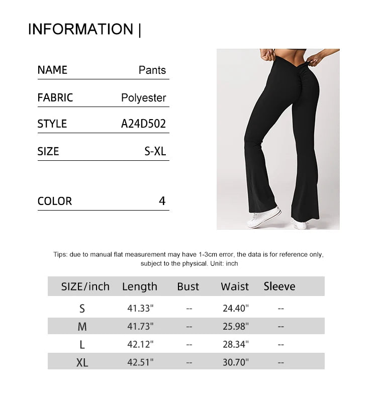 PleatFlare V-Back Pants