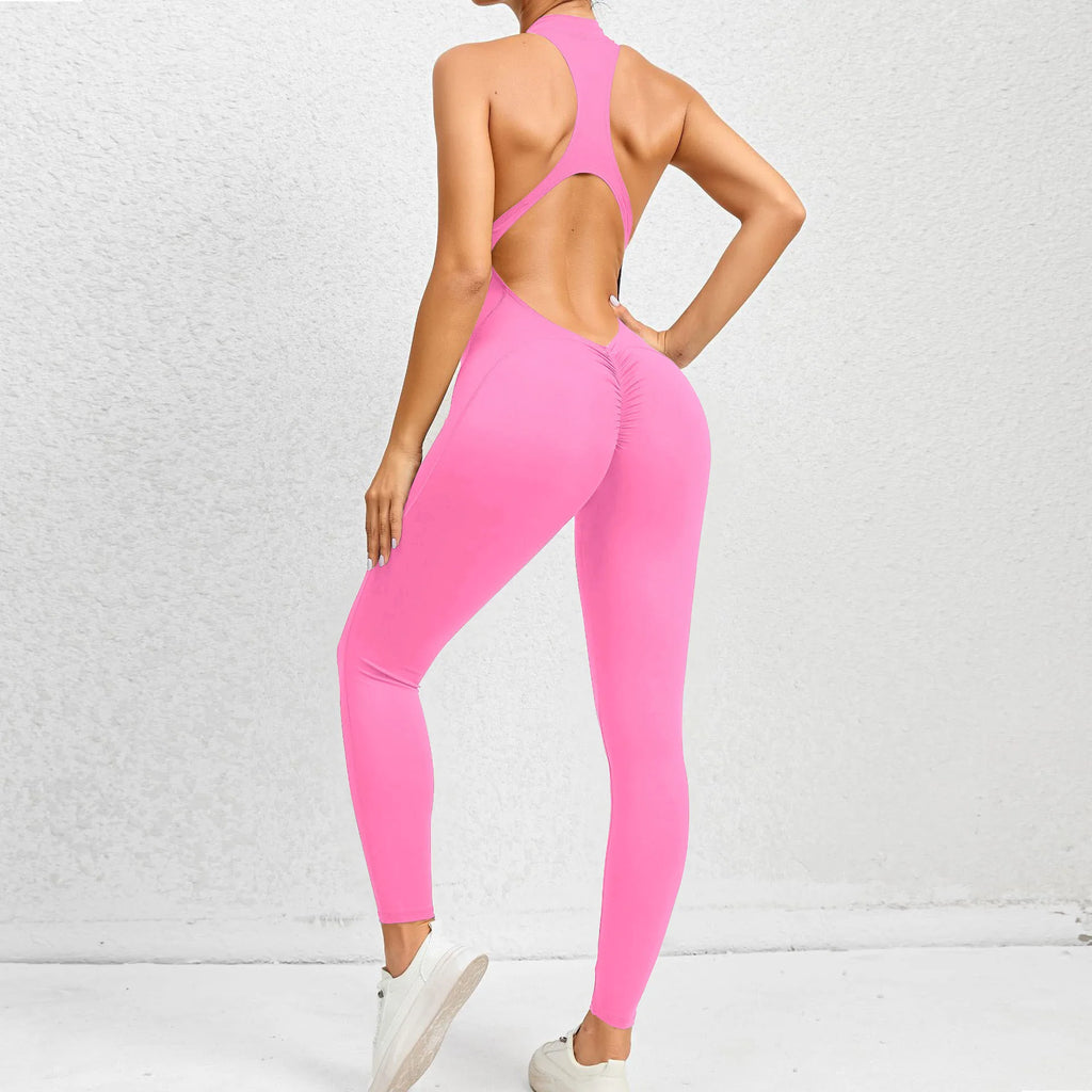 OpenBack Zip Romper