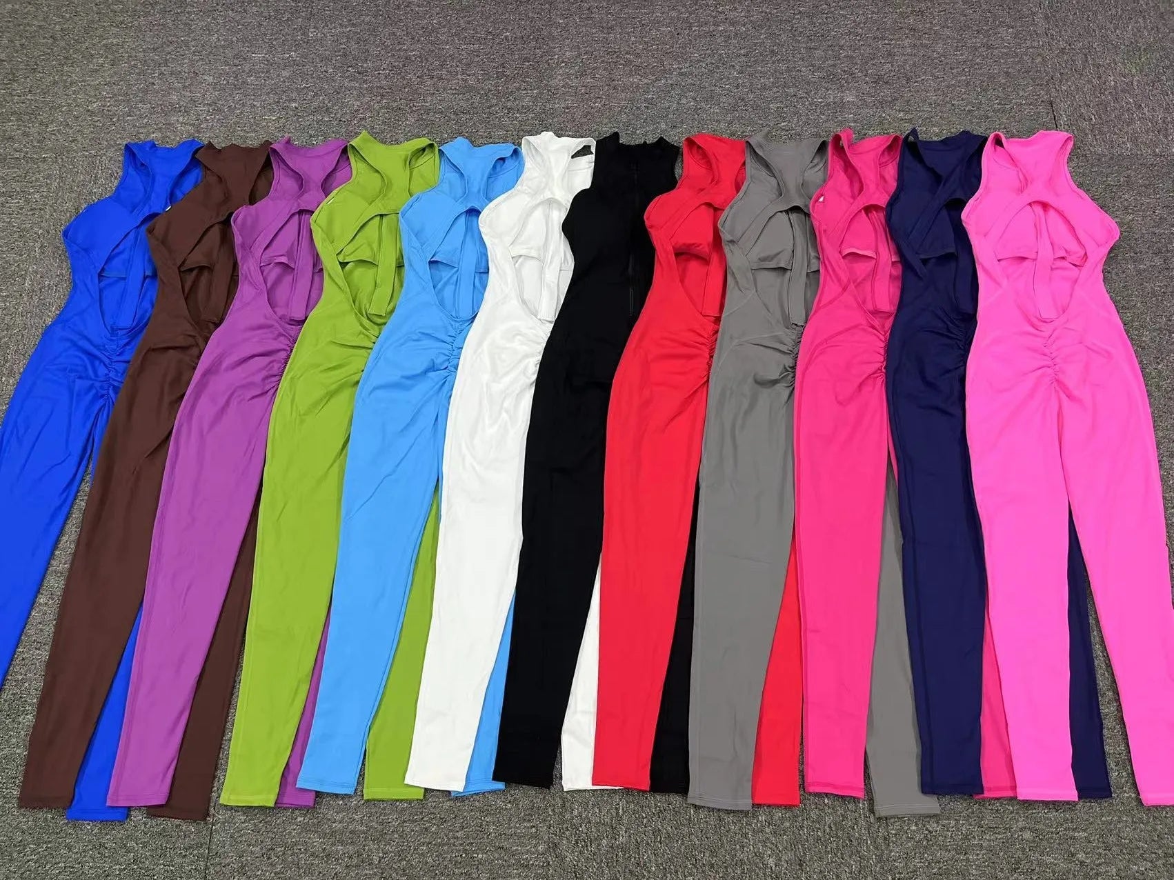 OpenBack Zip Romper