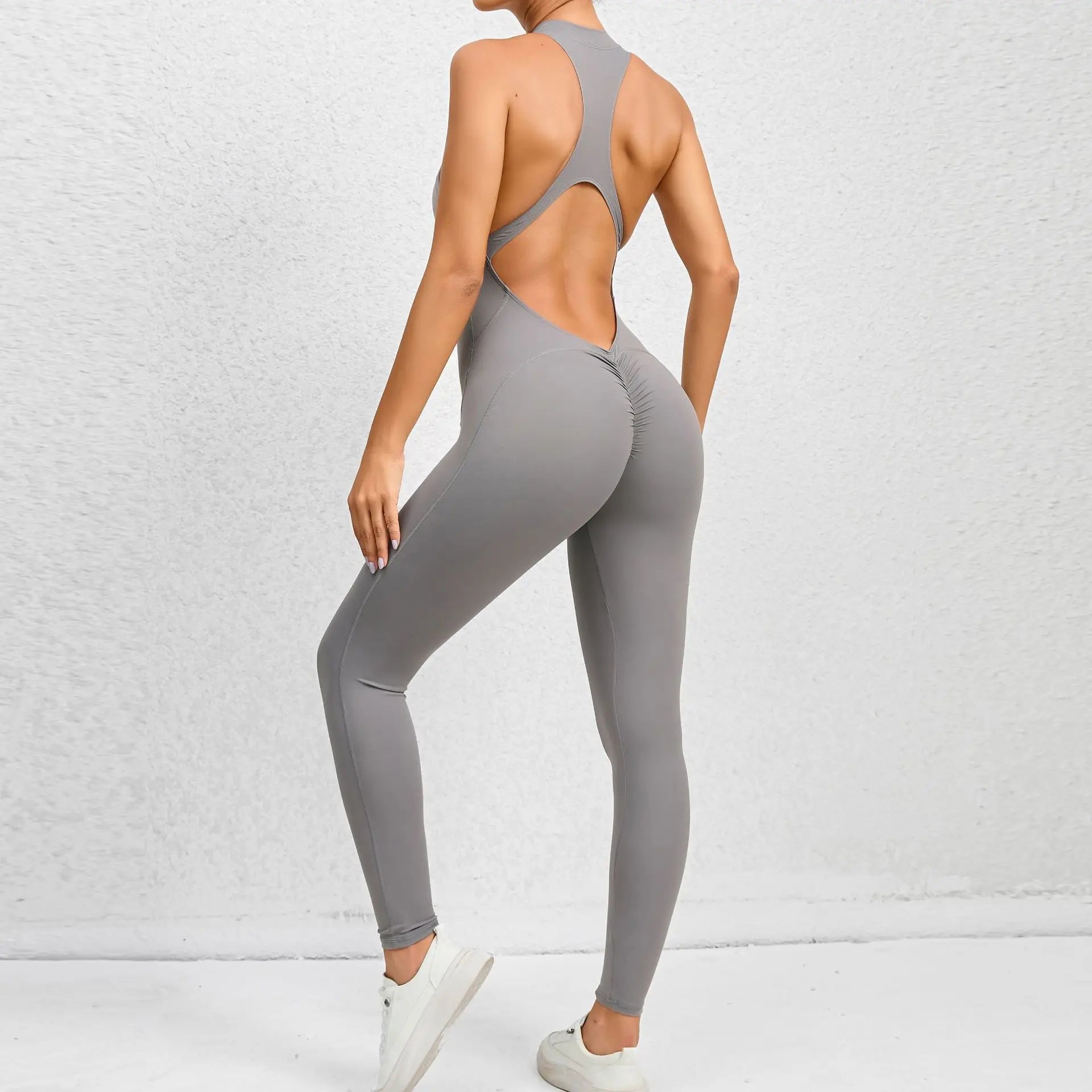 OpenBack Zip Romper