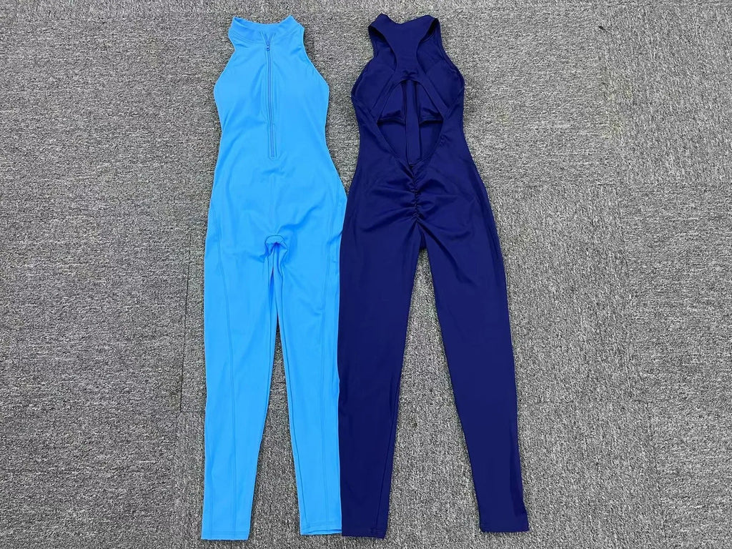 OpenBack Zip Romper